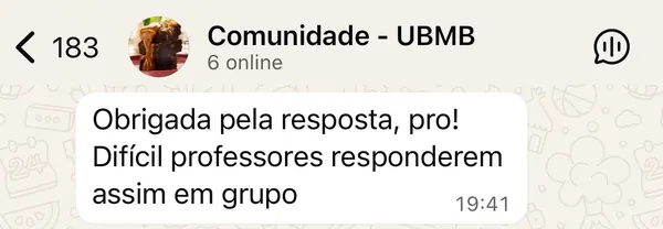 Depoimento de aluna de outro método da Maíra Covolan